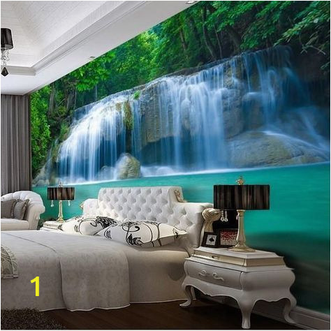 3d Waterfall Wall Mural 3d Waterfall Pool Design Wallpaper for Walls Wall Mural