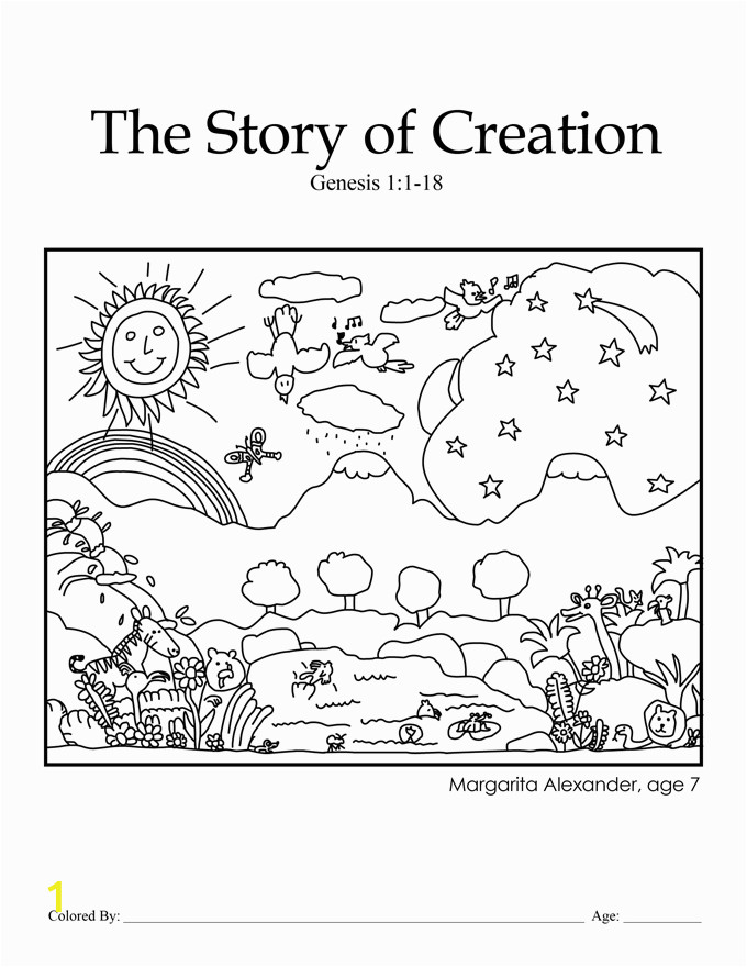 e408fbd e115d32b3f35ff 28 collection of creation story for kids coloring pages high 680 880