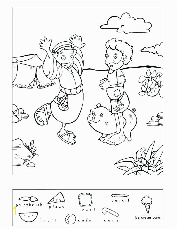 cain and abel coloring page 13