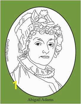 Abigail Adams Coloring Page Abigail Adams Clipart Worksheets & Teaching Resources