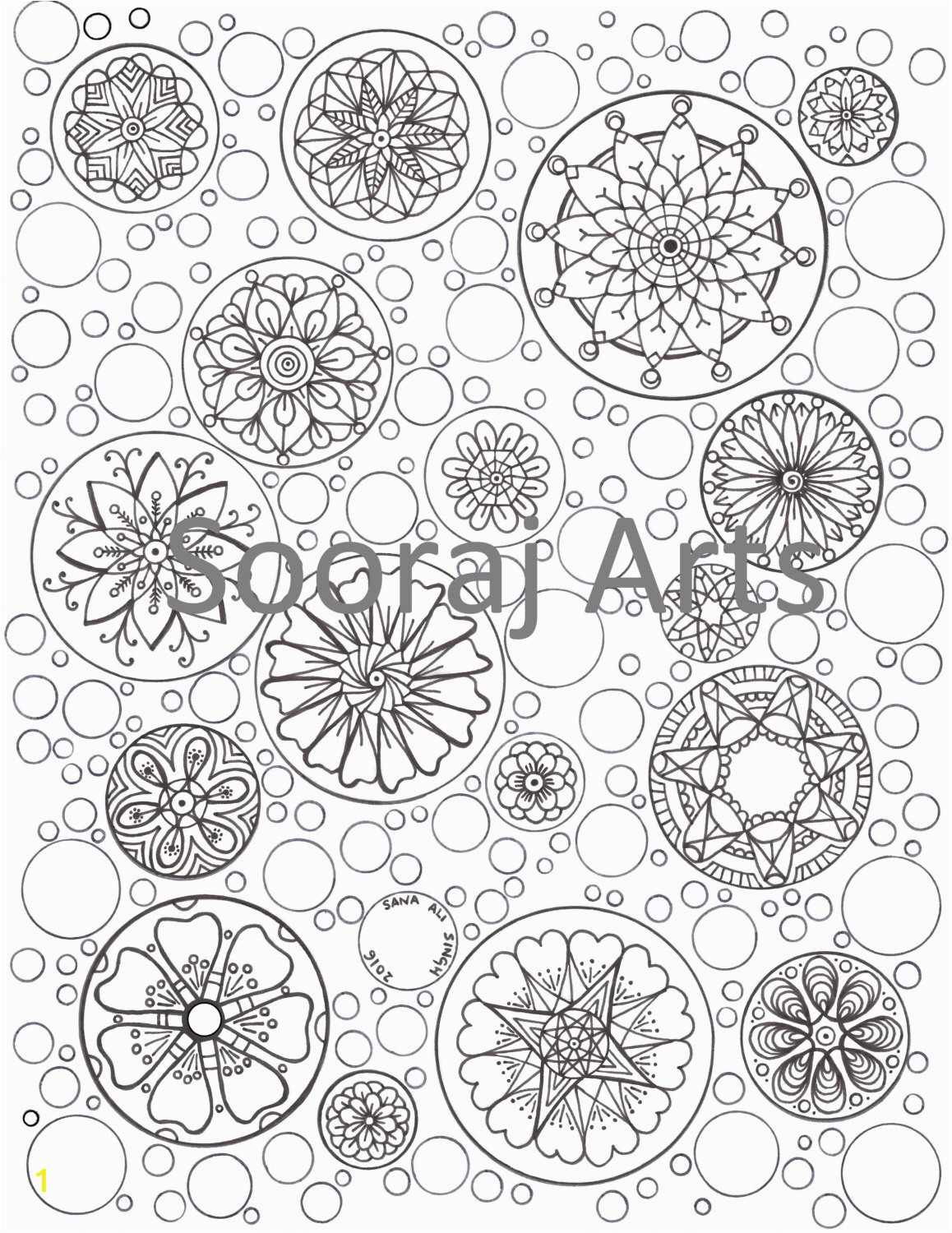 Abstract Art Coloring Pages Luxury Easy Coloring Flowers – Hivideoshowfo