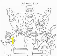 Addams Family Coloring Pages 140 Best the Addams Family Images
