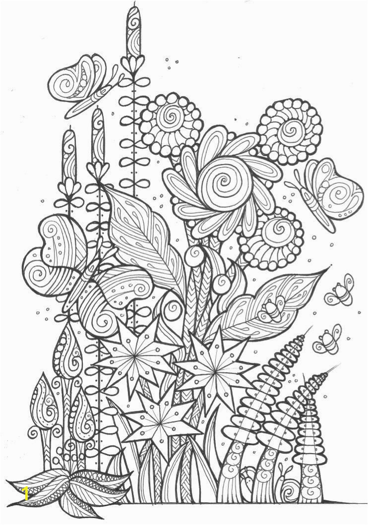 Adult Coloring Page butterfly butterflies and Bees Adult Coloring Page