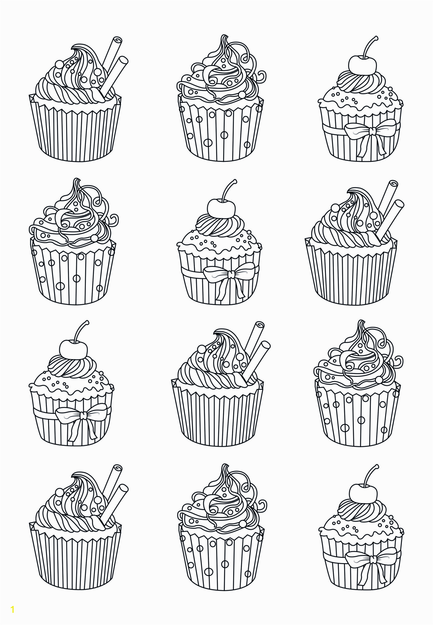 cupcakes easy celine adult coloring pages incredible free picture inspirations page scaled