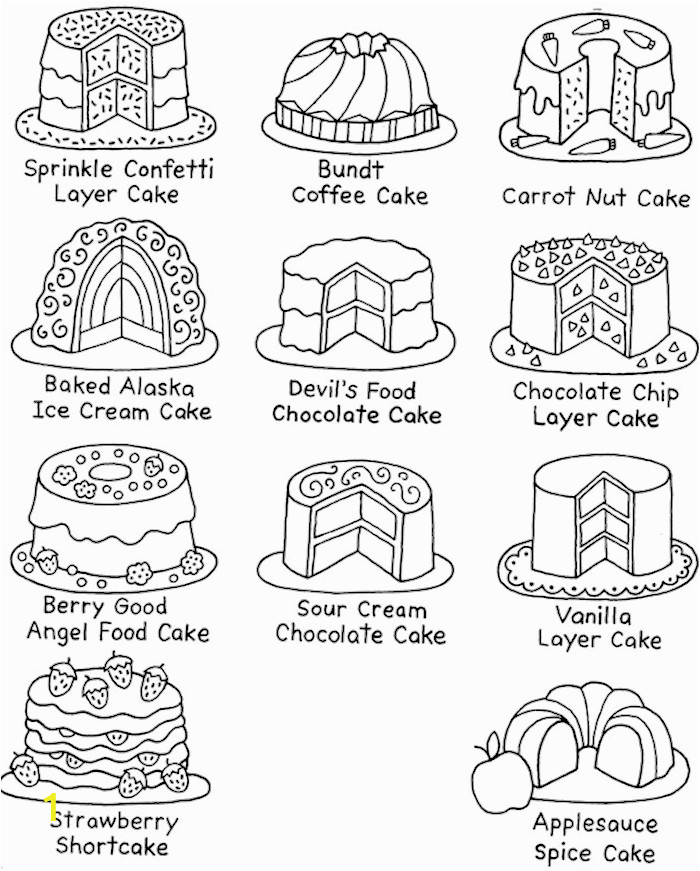 Adult Coloring Pages Cupcakes Dover Color & Cook Tea Party 4
