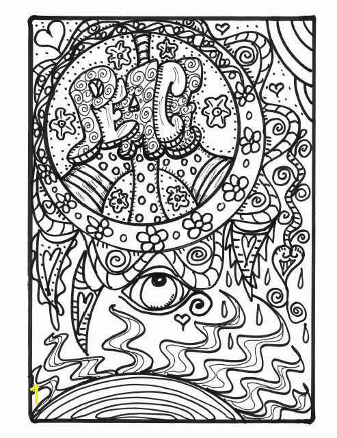 Adult Coloring Pages Hippie Free Coloring Pages for Adults 8 Funky From Hippie
