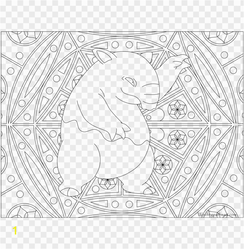 Adult Pokemon Coloring Pages Drowzee Pokemon Adult Coloring Pages Png Image with