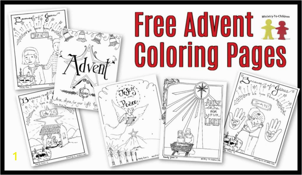 Advent Kids Coloring Pages Free Christmas Coloring Pages for Childrens Church – Pusat Hobi