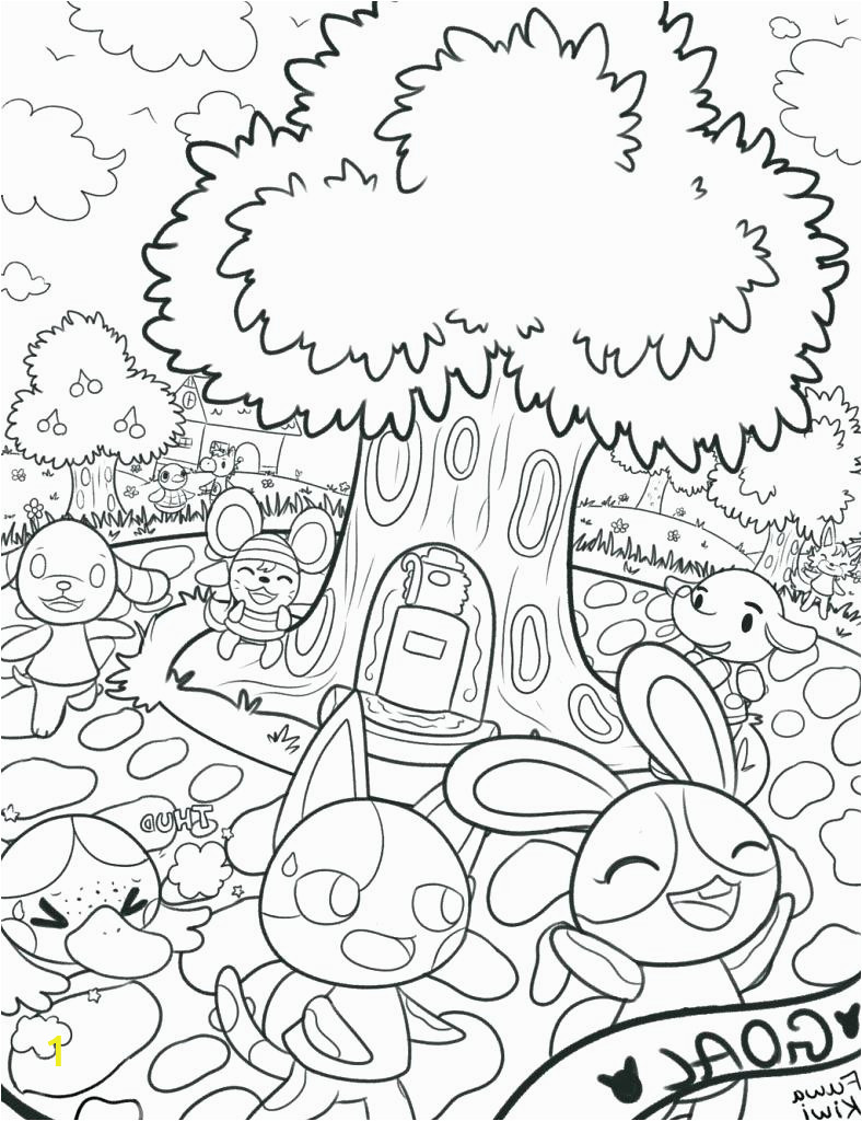 animal crossing new leaf coloring pages collection i