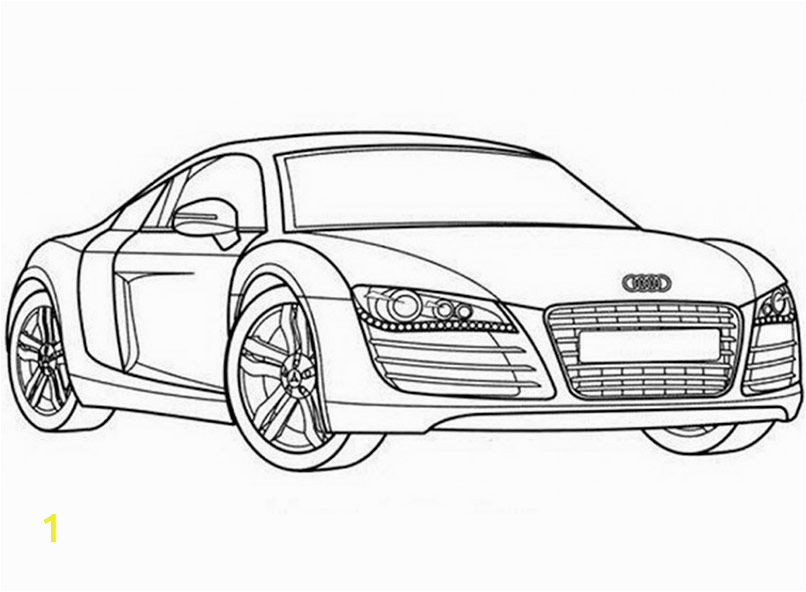 Audi R8 Coloring Page Ausmalbilder Audi R8