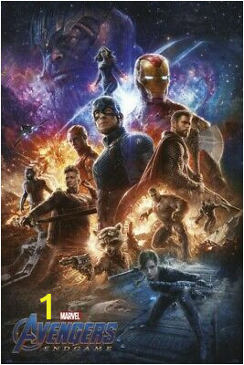 Avengers Endgame Wall Mural the Avengers Endgame Marvel Poster Print 36x24in