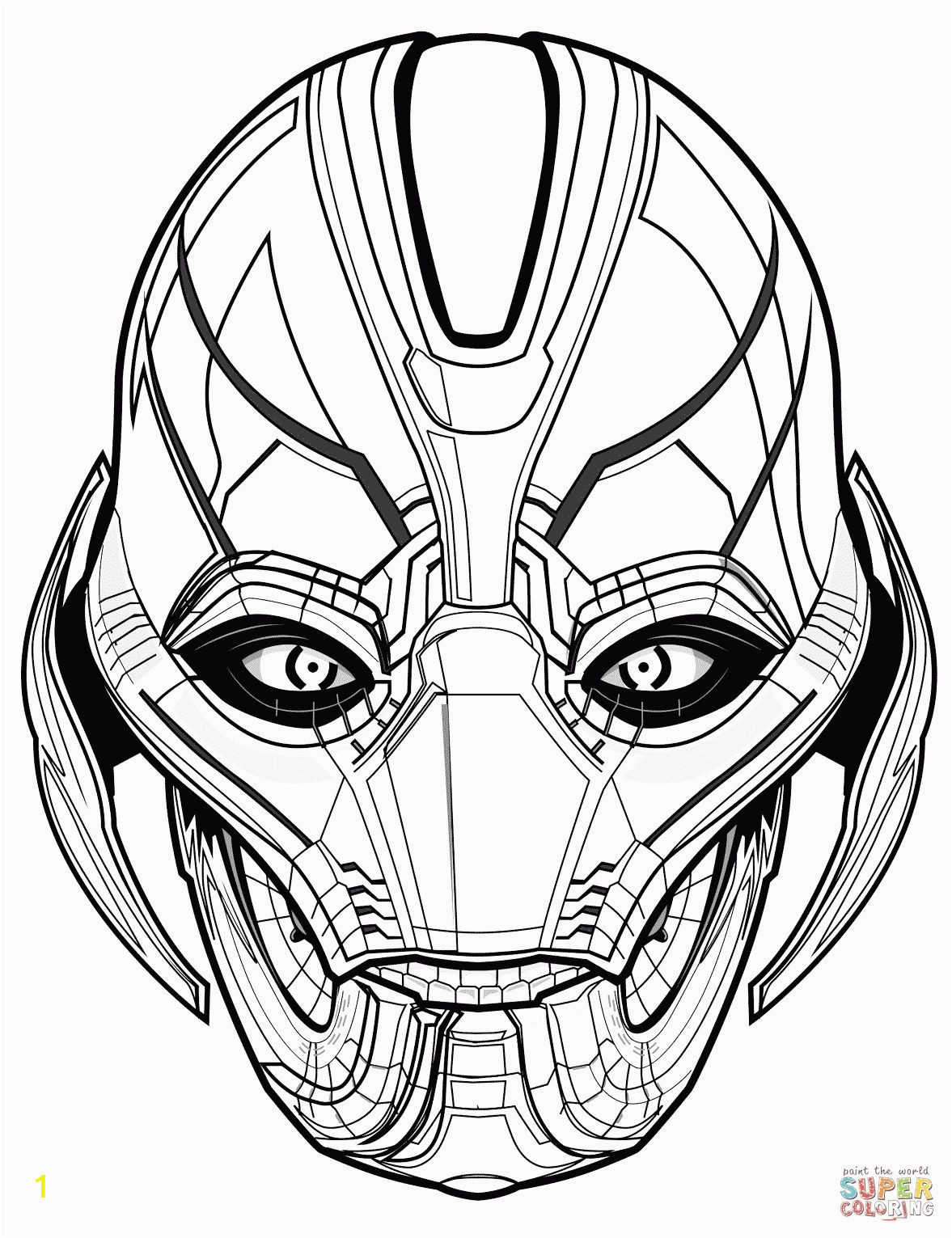 Avengers Symbol Coloring Page Divyajanani