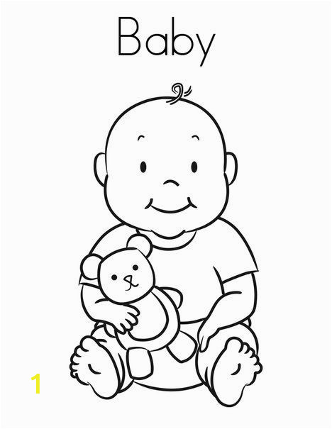 Baby Bottle Coloring Page Free Printable Baby Coloring Pages for Kids