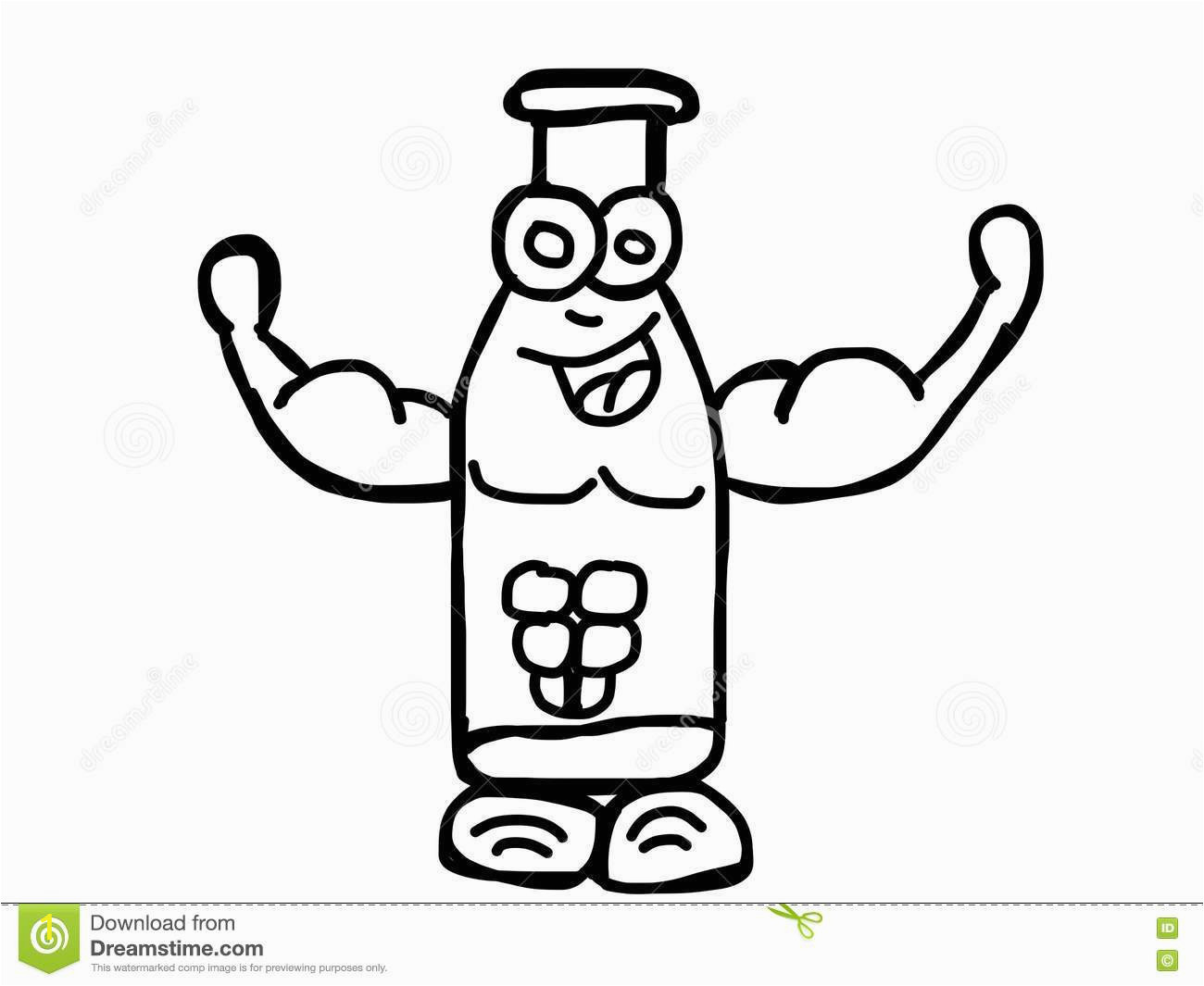 funny strong bottle milk coloring pages picture you can see kids artistic drawing some very high hand drawing
