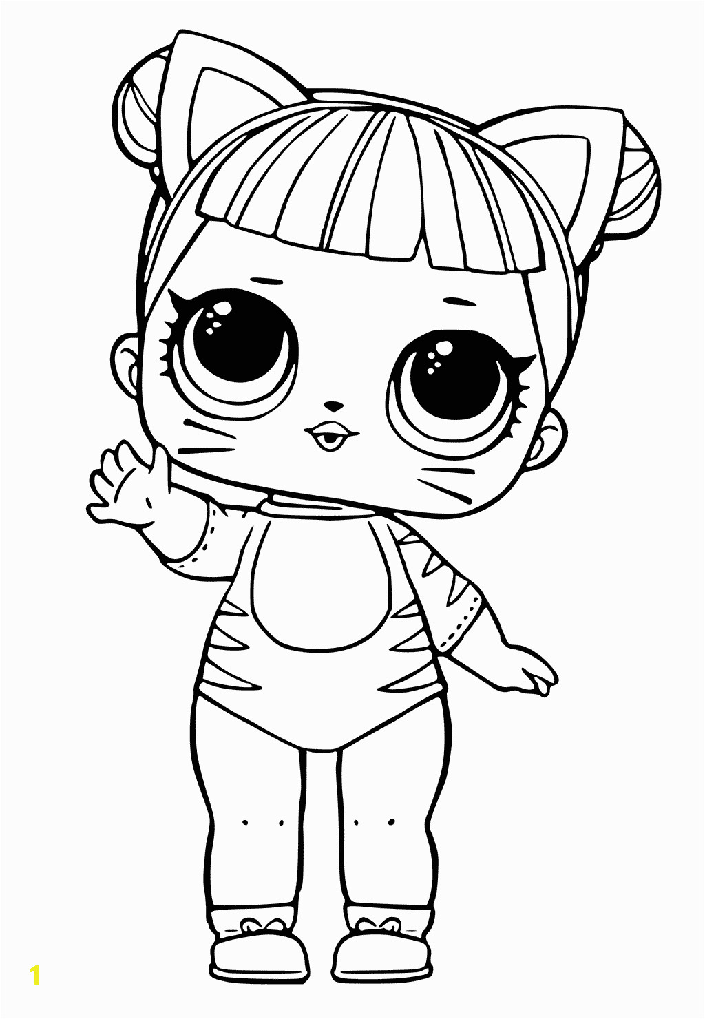 Baby Cat Lol Doll Coloring Page Lol Doll Coloring Pages