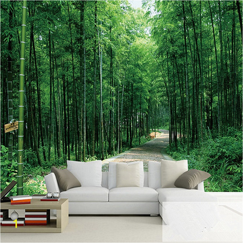 Custom 3D Wallpaper Pastoral Bamboo Forest Landscape Wallpaper Living Room Sofa TV graphy Background Wall