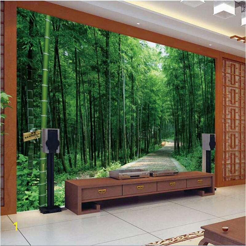 Bamboo forest Wall Mural Us $8 85 Off Beibehang Papel De Parede Custom Mural Wall Sticker Aestheticism Bamboo forest Decorative Tv Wall Wallpaper for Walls 3 D In