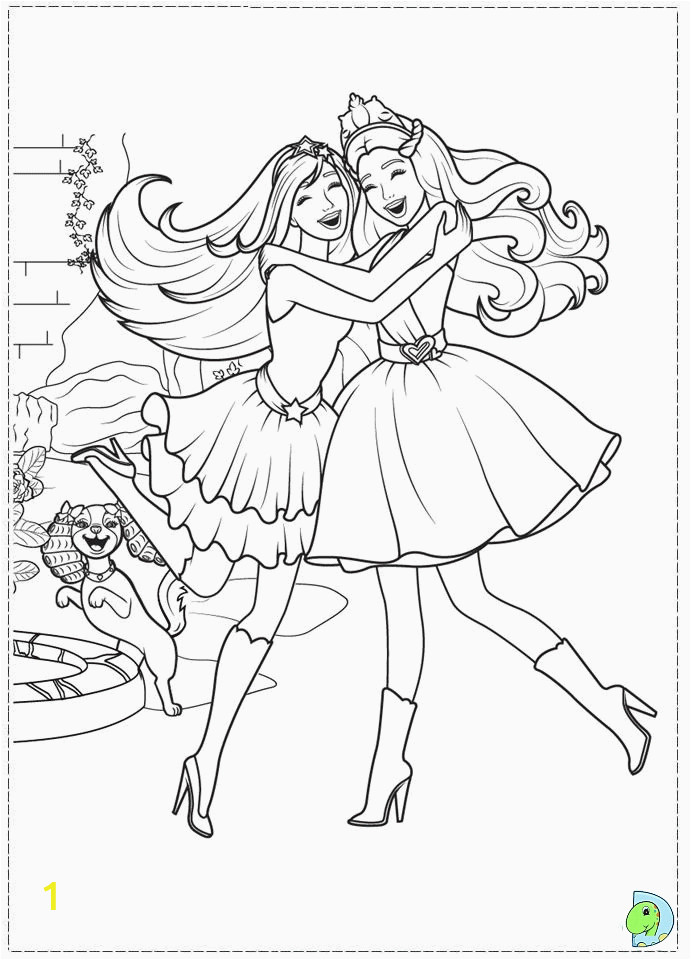 Barbie 12 Dancing Princesses Coloring Pages Barbie 12 Dancing Princesses Coloring Pages Berbagi Ilmu