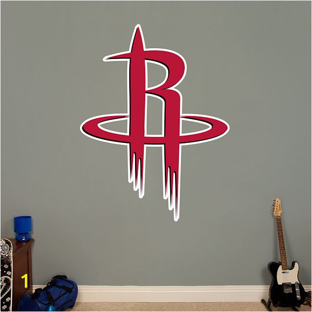 Basketball Scoreboard Wall Mural Houston Rockets Logo Giant Ficially Licensed Nba