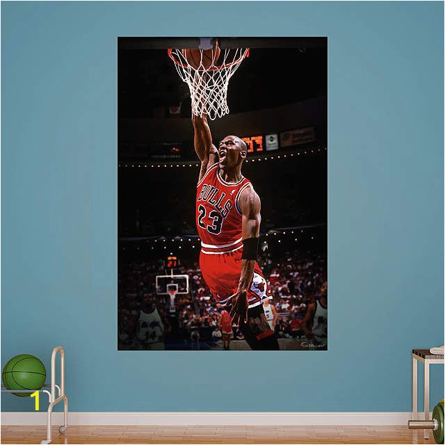 Basketball Scoreboard Wall Mural Michael Jordan Mural Huge Ficially Licensed Nba