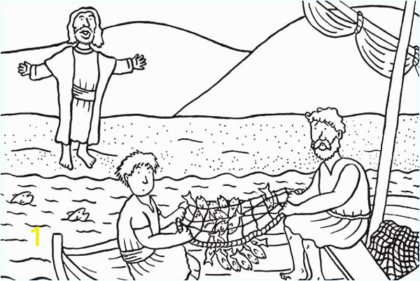 peter catches fish coloring pages collection 3e disciples od jesus christ catching fish coloring page