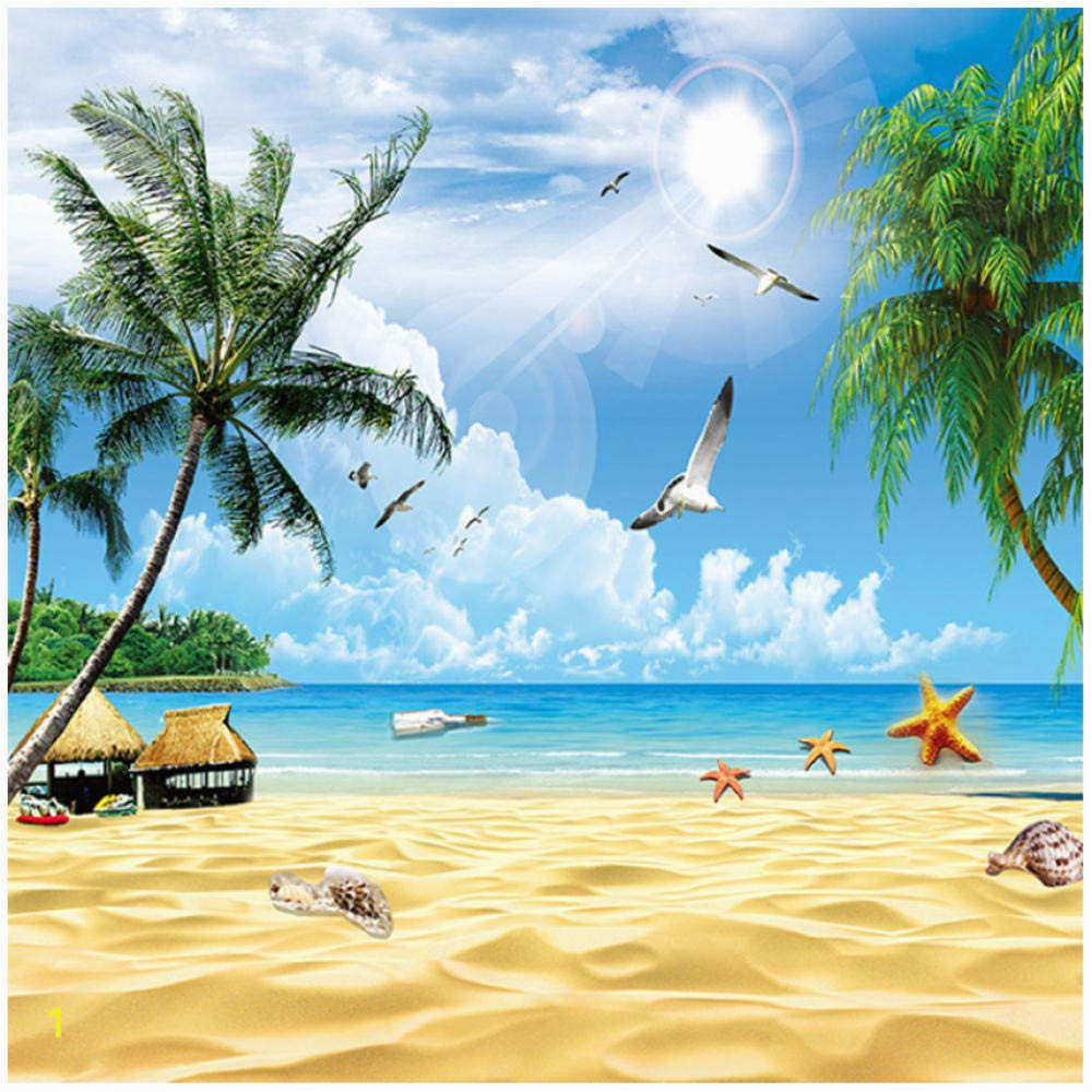 Beach Wall Murals Amazon Amazon Xbwy Custom 3d Mural Wallpaper for Wall Holiday