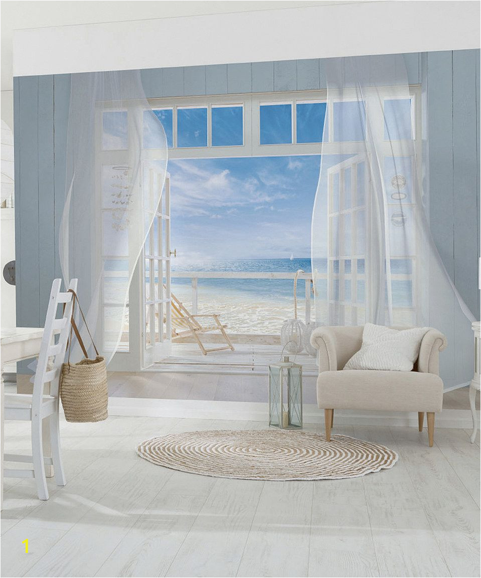 Beach Window Wall Mural This Malibu Wall Mural by Brewster Home Fashions is Perfect