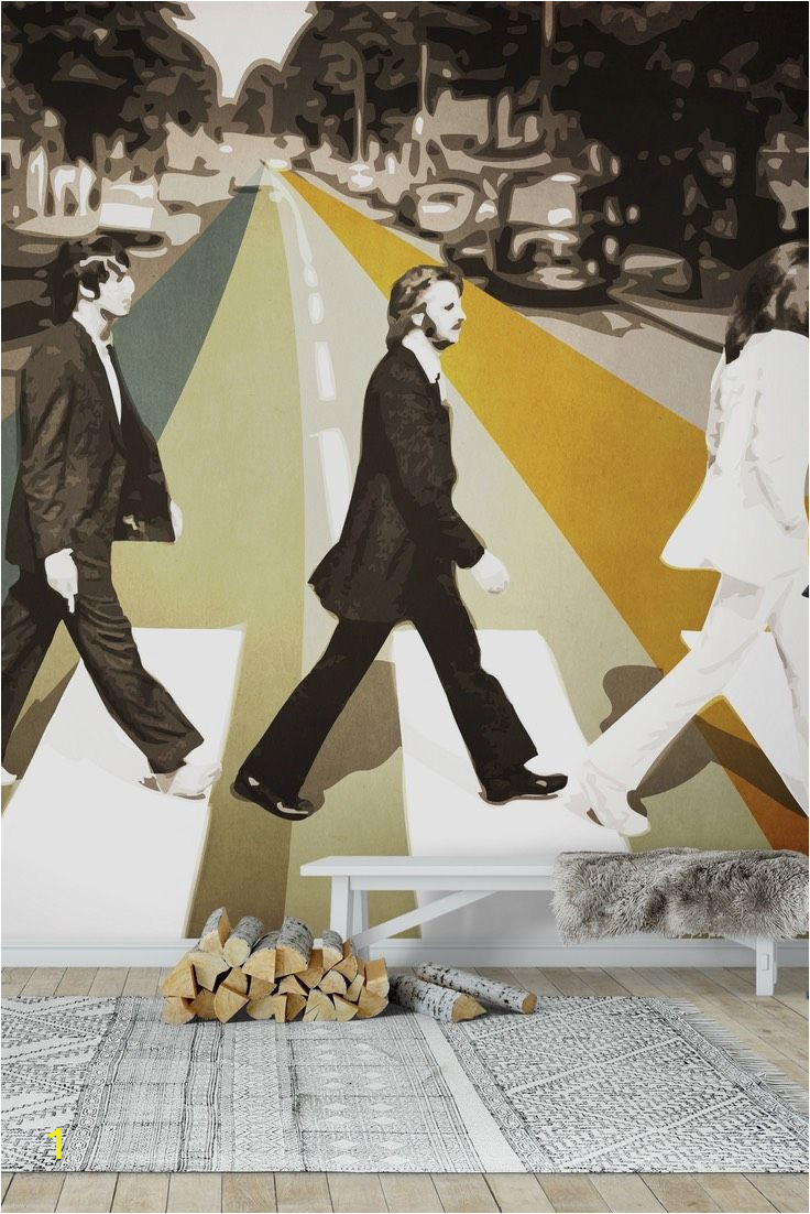 Beatles Abbey Road Wall Mural Abbey Road Wall Mural Wallpaper Music