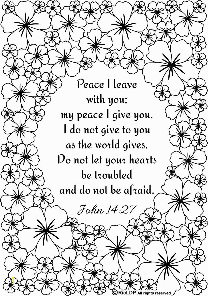 Bible Verse Bible Coloring Pages for Adults Coloring Book Freeng Pages for Adults Bible Verse