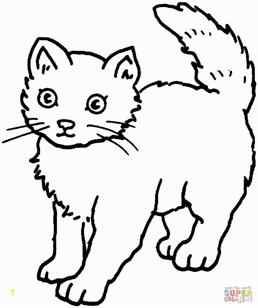 Big Cat Coloring Pages Coloring Cat