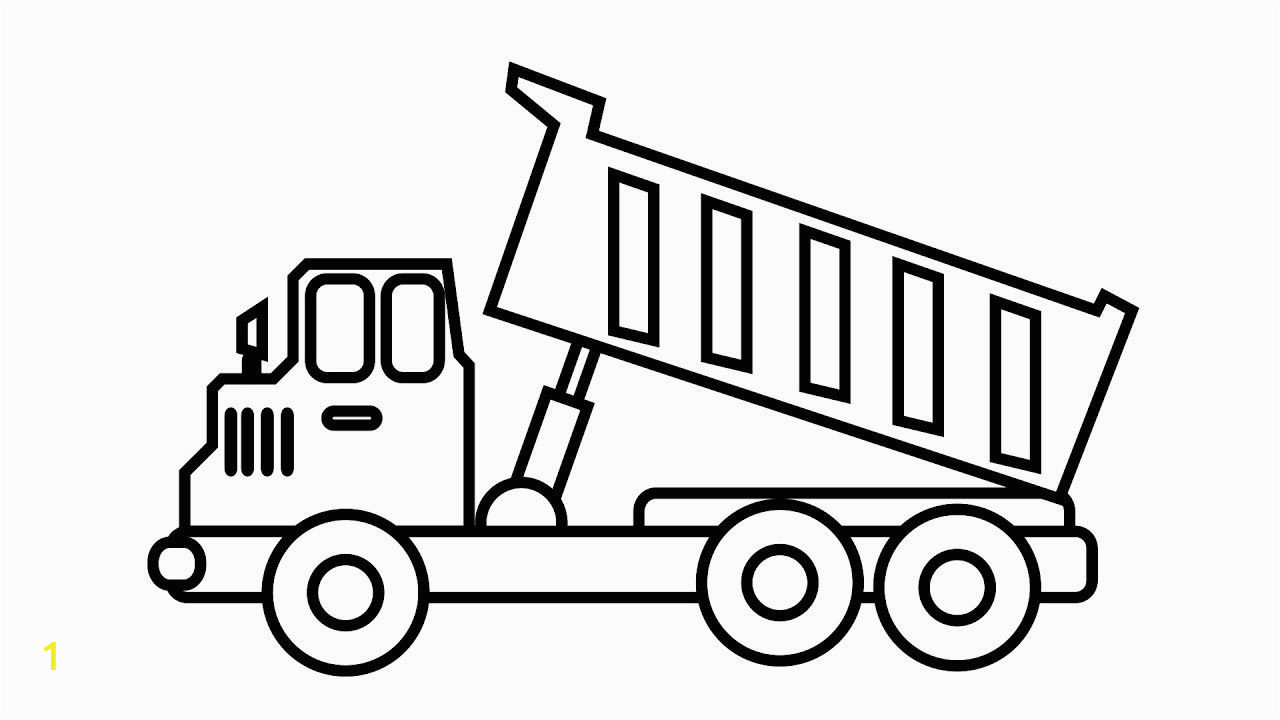 Big Truck Coloring Pages For Kids Divyajanan