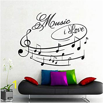 Big Wall Murals Cheap Amazon Na Giant Wall Decals Music I Love Art Design