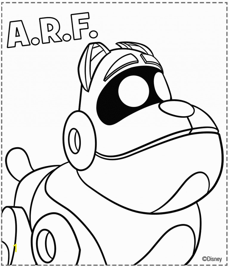 Bingo and Rolly Coloring Pages Free Printable Puppy Dog Pals Coloring Page Arf