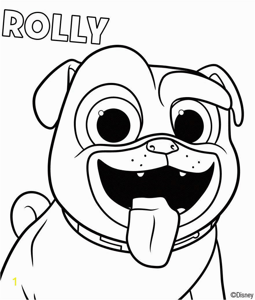 Bingo and Rolly Coloring Pages | divyajanani.org