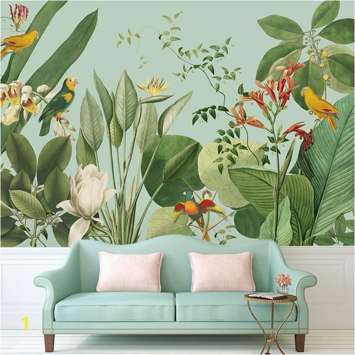 Birds Of Paradise Wall Mural Birds Of Paradise Tropical Wall Mural