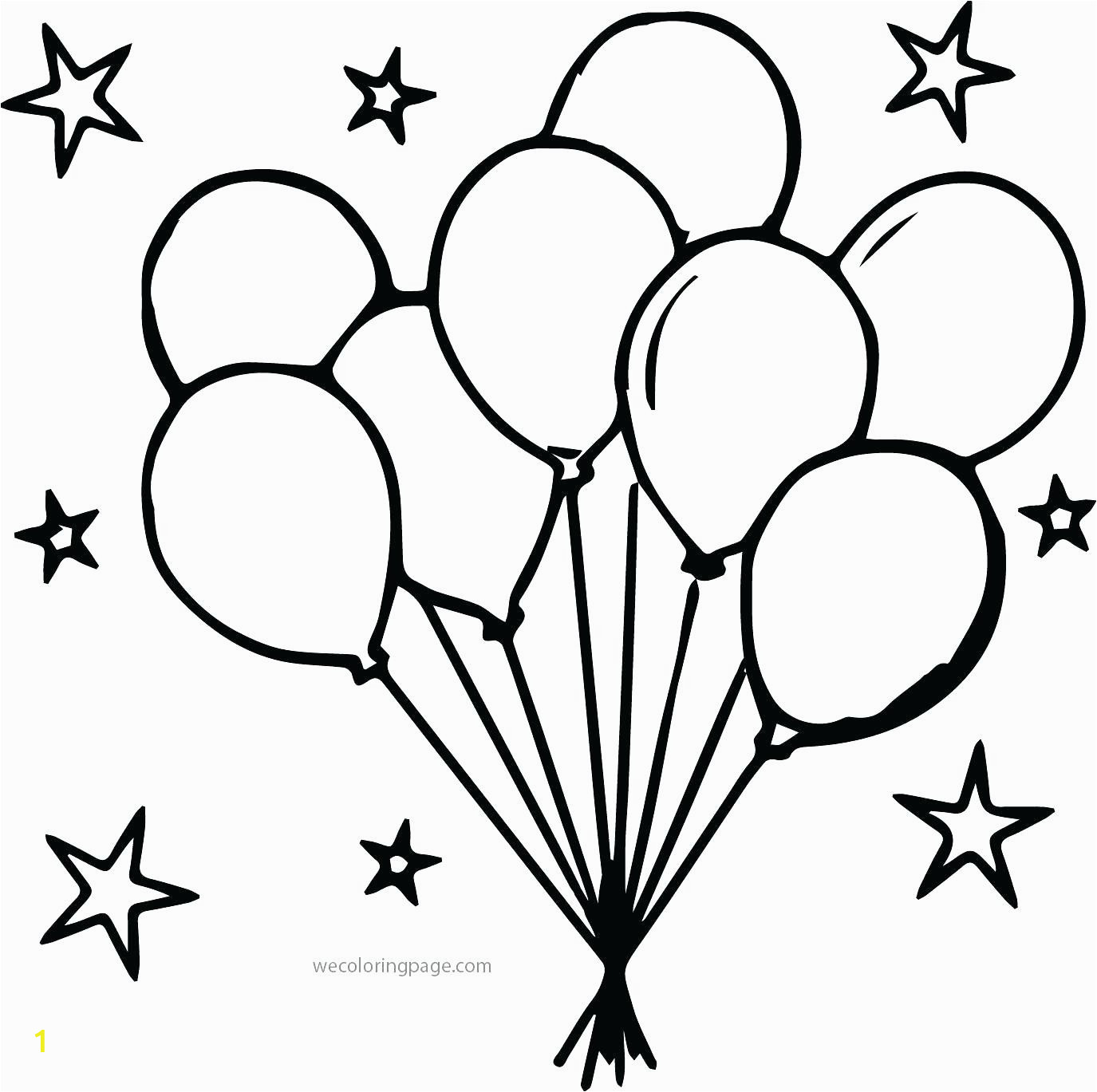 outstanding balloon coloring pages picture ideas happy birthday balloons party print outs