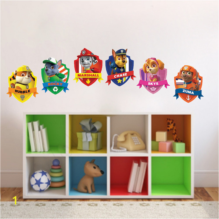 Paw Patrol Bedroom Decal Decor Stickers s20