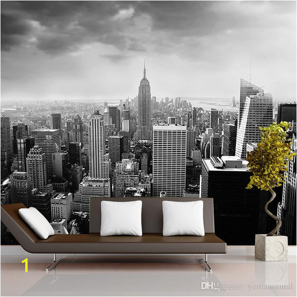 Black and White Nyc Wall Mural Black & White 3d Wall Mural Night Scenery New York City Custom 3d Mural for Background Living Room Architectural Removable Wallpaper C Wallpaper