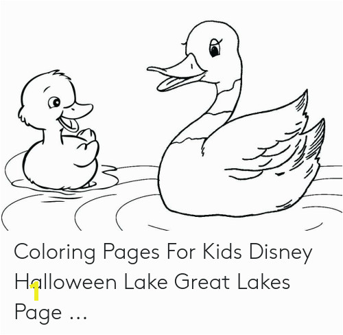 coloring pages for kids disney halloween lake great lakes page