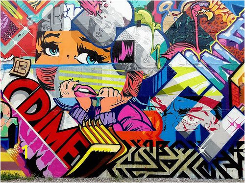 Bowery Mural Wall 2019 Pose Revok & Rime On Bowery and Houston In 2019