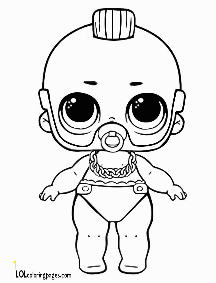 Boy Lol Doll Coloring Pages Lil T Custom Lol Doll Coloring Page