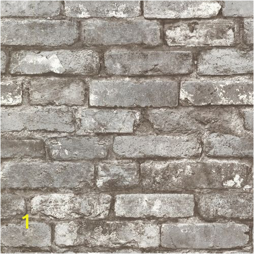 Brewster Concrete Blocks Wall Mural Beacon House by Brewster 2604 Oxford Brickwork Pewter