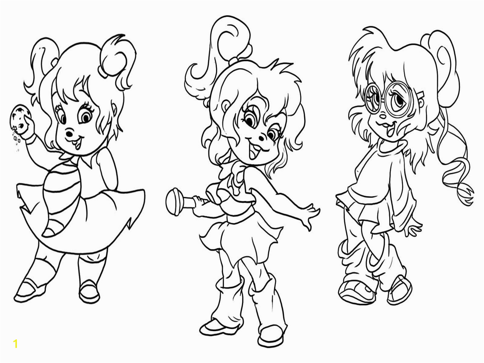 alvin and the chipmunks coloring pages 9u alvin and the chipmunks chipettes coloring pages