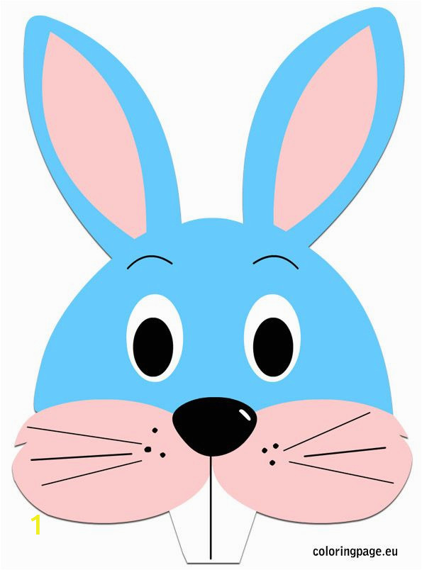 Bunny Mask Coloring Page Related Coloring Pageseaster Coloring Page – Happy