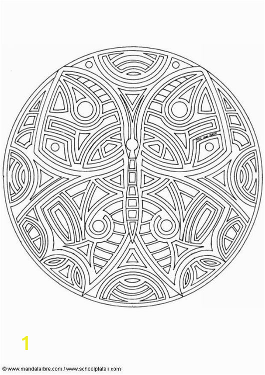Butterfly Mandala Coloring Pages Coloring Page butterfly Mandala … butterflies