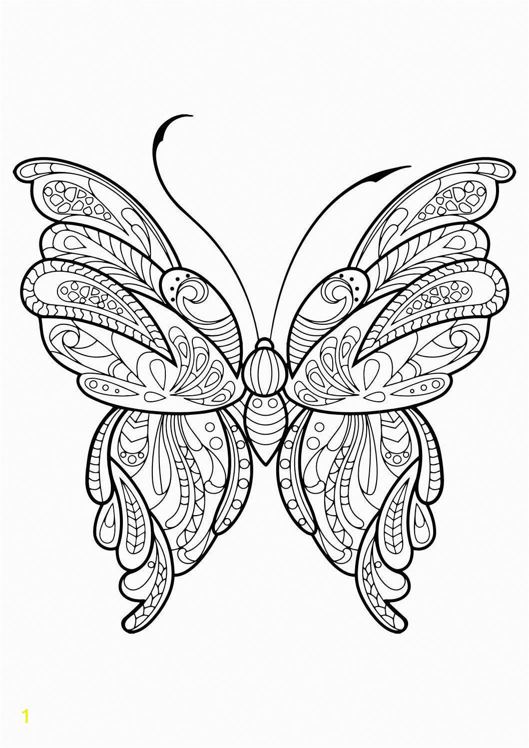 Butterfly Mandala Coloring Pages Realistic Typed Mindfulness Techniques