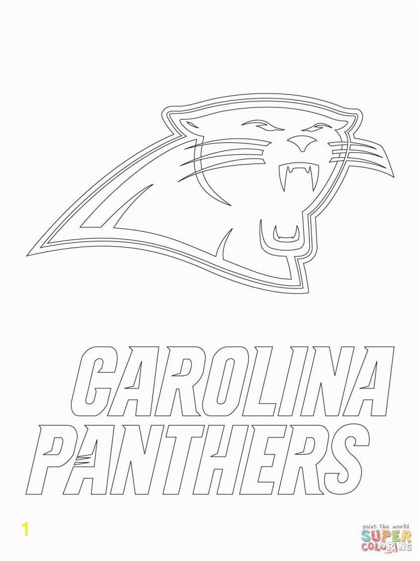 Carolina Panthers Coloring Pages Coloring Coloring Ridrrgmktey Team Logo Pages Carolina