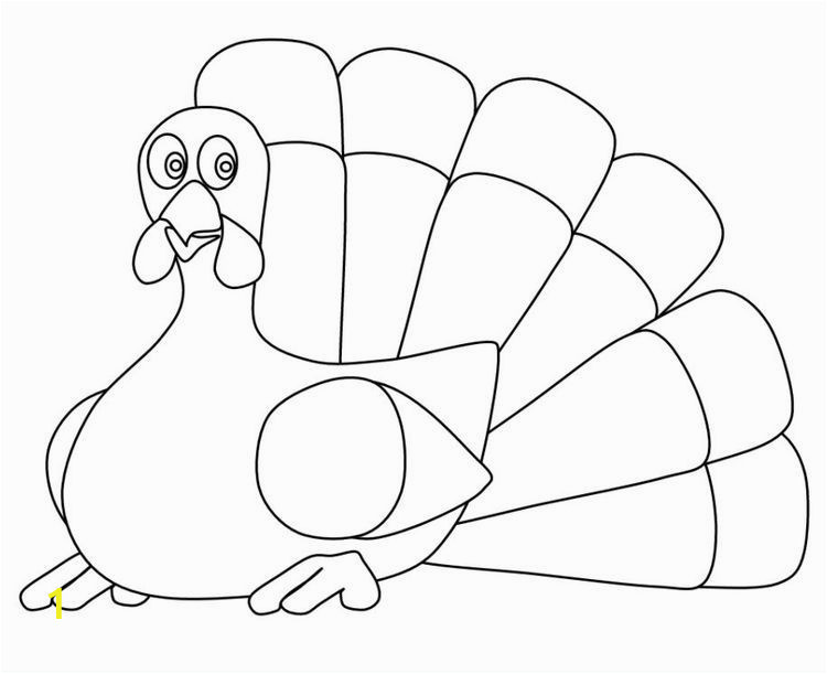 Cartoon Turkey Coloring Page Printable Turkey Coloring Sheets for Kids