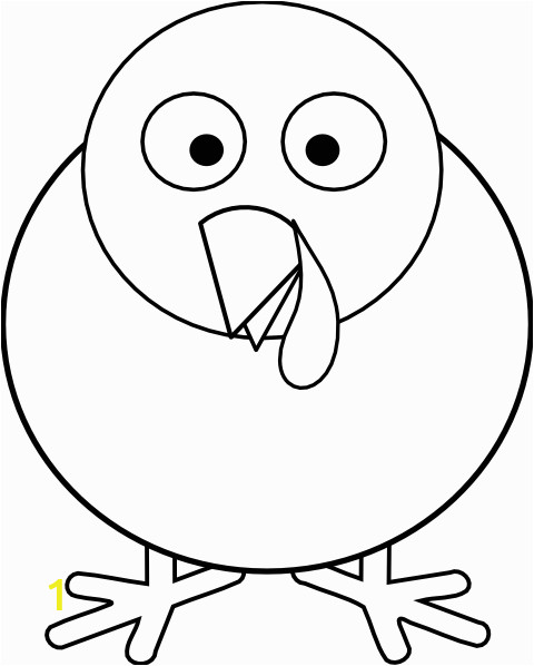 Cartoon Turkey Coloring Page Thanksgiving Coloring Pages Free Printable Large Turkey