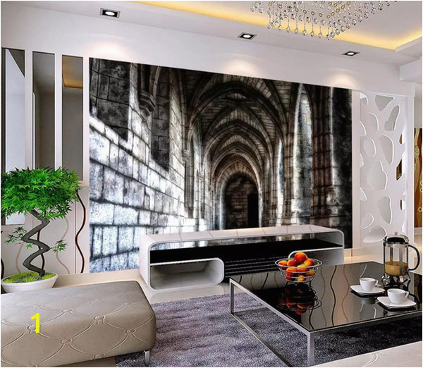 Castle Stone Wall Mural Custom Wallpaper Mural 3d Hd Stone Wall Arch Wall Decorative Painting Papel De Parede Wall Papers Home Decor Model Wallpaper Modern Wallpaper